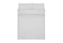 M-Diamant Bettbezug Set 200x200 cm 100% Baumwolle Hellgrau Bild 2