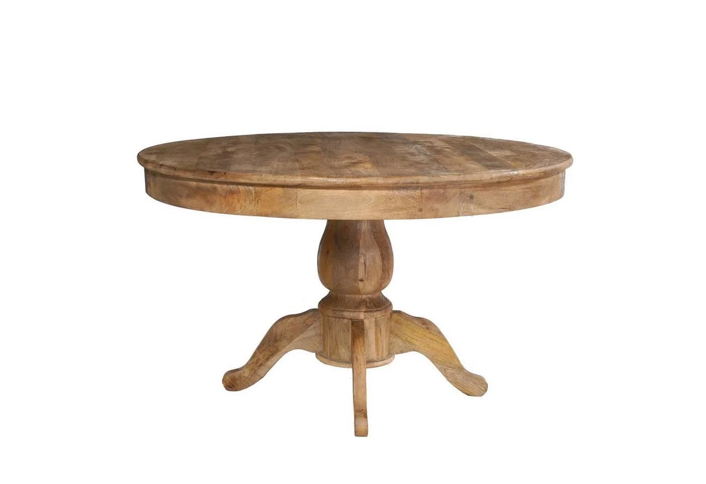 baario Esstisch LA BEAUME 140cm Landhausstil antikbraun massiv Mangoholz - Bild 2