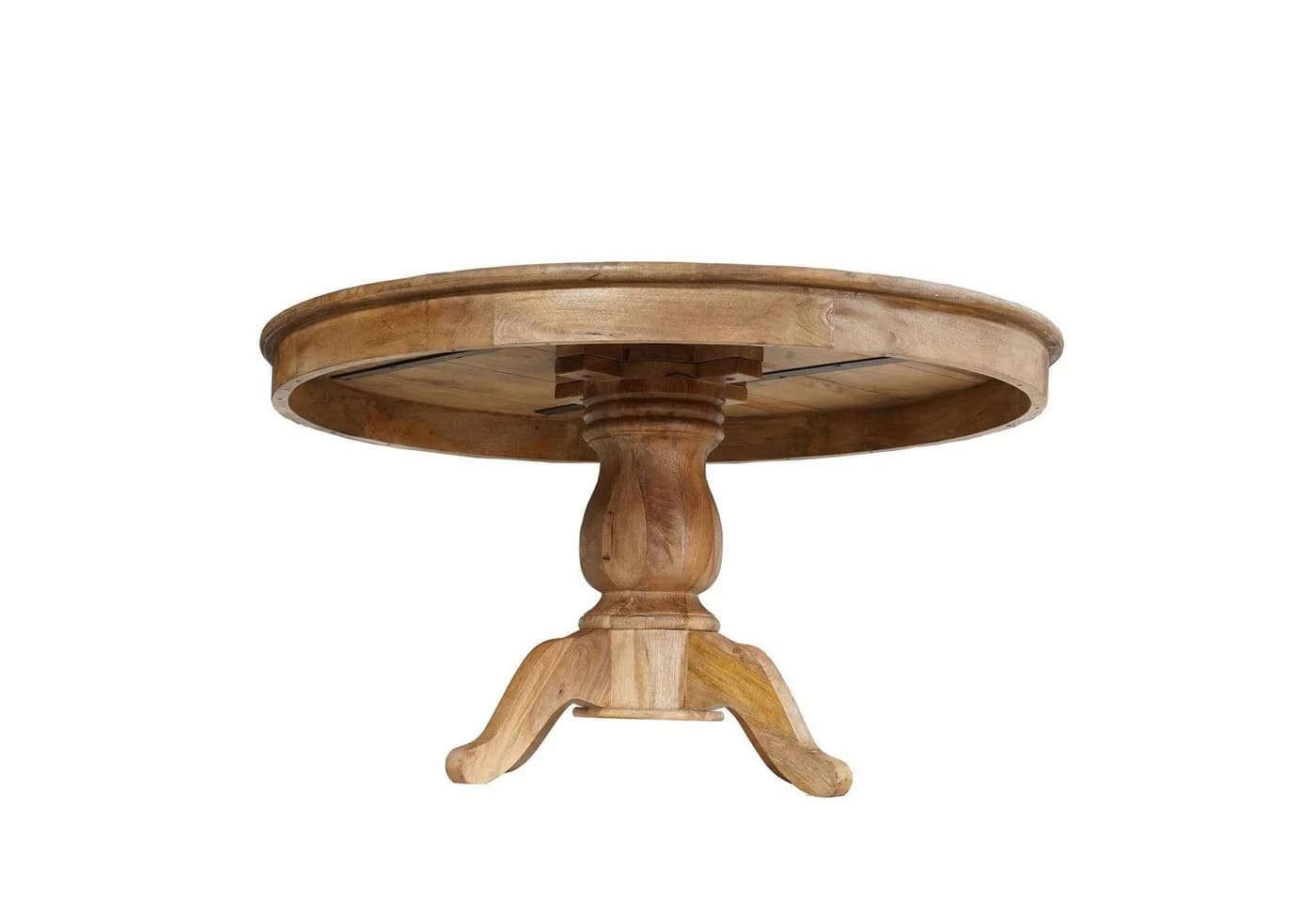 baario Esstisch LA BEAUME 140cm Landhausstil antikbraun massiv Mangoholz - Bild 4
