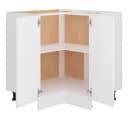 DOTMALL Eckunterschrank Lyon Weiß Holzwerkstoff Bild 3