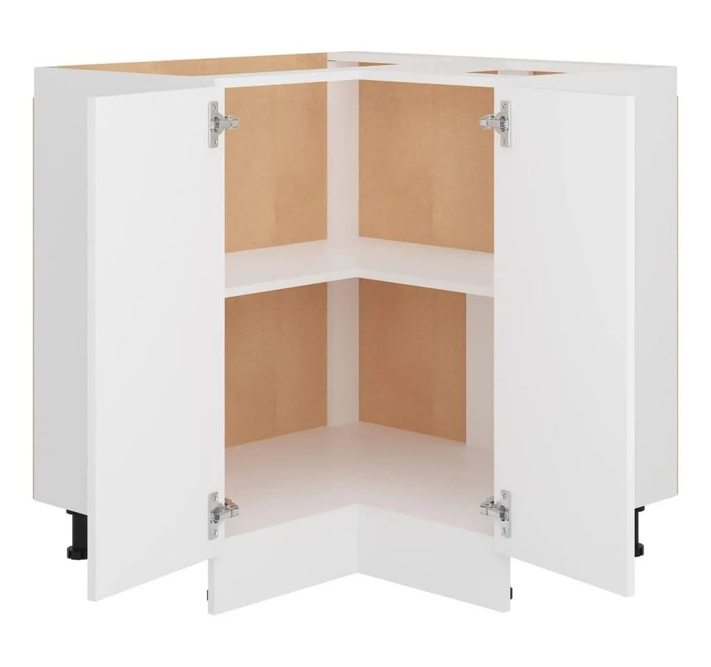 DOTMALL Eckunterschrank Lyon Weiß Holzwerkstoff - Bild 3