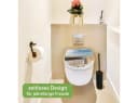 banjado WC-Sitz Premium D-Form mit Absenkautomatik Motiv Dünen Weiß Bild 5