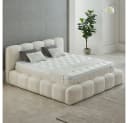 ABC Bedding Boxspringbett KAONA Beige Bouclé mit Bettkasten Bild 1