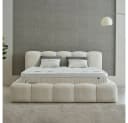 ABC Bedding Boxspringbett KAONA Beige Bouclé mit Bettkasten Bild 2