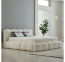 ABC Bedding Boxspringbett KAONA Beige Bouclé mit Bettkasten Bild 5