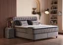 abc bedding Boxspringbett SYDNEY Grau mit Bettkasten Bild 2