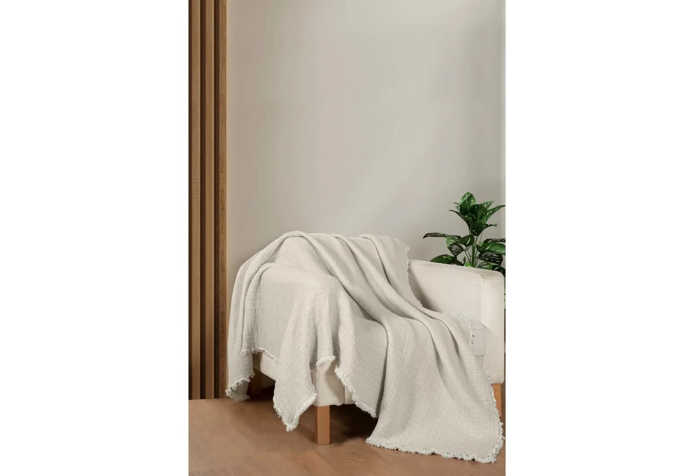 M-Diamant Tagesdecke Musselindecke 100% Baumwolle