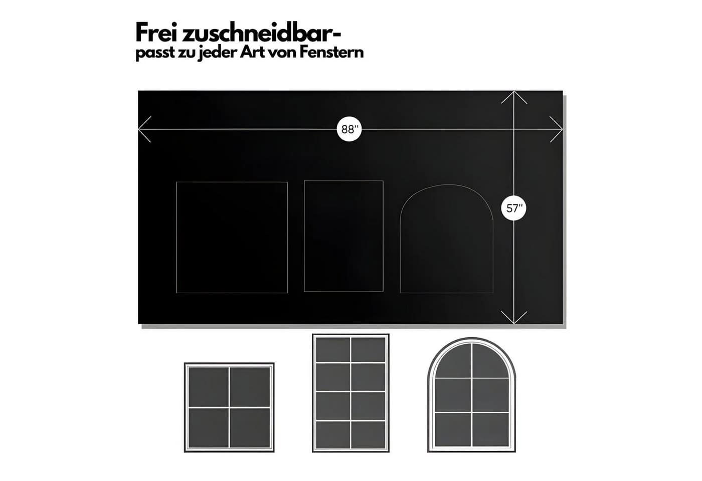 Norvéa Home Verdunklungsfolie selbstklebend frei zuschneidbar - Bild 4