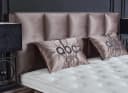 ABC Bedding Boxspringbett Phantom Beige Samt mit Bettkasten & 2x Nachttischen Bild 5