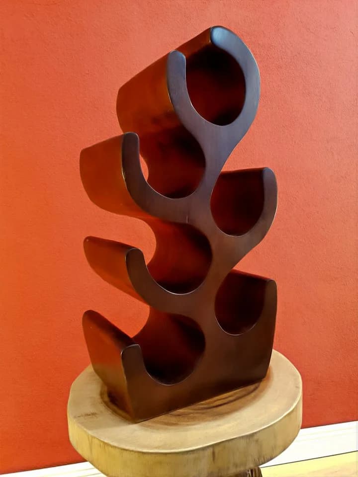 Kinaree Weinregal XL aus Massivholz Akazie Braun - Bild 3