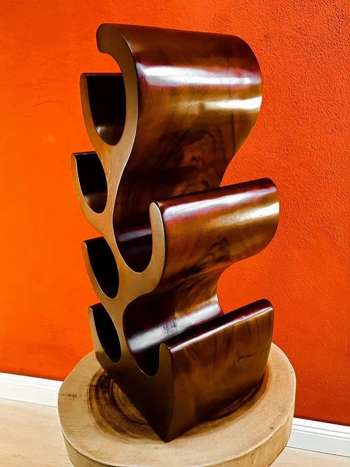 Kinaree Weinregal XL aus Massivholz Akazie Braun - Bild 4