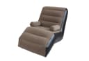 HS.SUPPLY Luftsessel aufblasbar Braun/Rosa PVC Bild 2