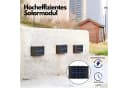 HS.SUPPLY Solar LED Wandleuchte Außen Schwarz IP65 Up & Down Licht Bild 5
