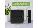 banjado Schlüsselkasten Edelstahl mit Motiv Schiefer Platte 1 Bild 5