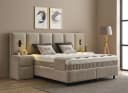 abc bedding Boxspringbett DAVIS Beige mit Bettkasten Bild 3