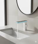 LuxaSteel Digital-Wasserhahn mit LED-Temperaturanzeige und Wasserkraft Bild 2
