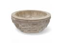 Kinaree Marmor Waschbecken Beige Handgefertigt Bild 3