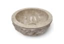 Kinaree Marmor Waschbecken Beige Handgefertigt Bild 4