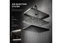 LuxaSteel Duschsystem Schwarz mit LED Display & Regendusche Bild 5