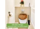 banjado WC-Sitz aus Bambus Trockenes Holz Motiv Bild 5