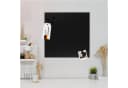 banjado Magnettafel Metall 50x50cm Weiß/ Schwarz Bild 1