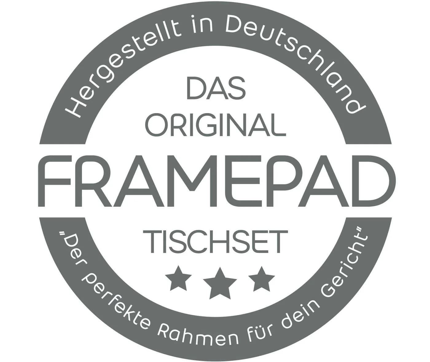 Framepad "Florenz" Gold Tischset abwaschbar Vinyl - Bild 5
