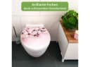banjado WC-Sitz mit Absenkautomatik Motiv Japanische Kirsche Weiß Bild 1
