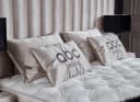 ABC Bedding Boxspringbett OSCAR Samt Creme Beige mit Bettkasten Bild 5