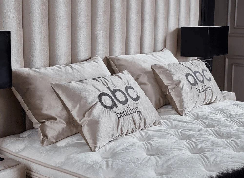 ABC Bedding Boxspringbett OSCAR Samt Creme Beige mit Bettkasten - Bild 5