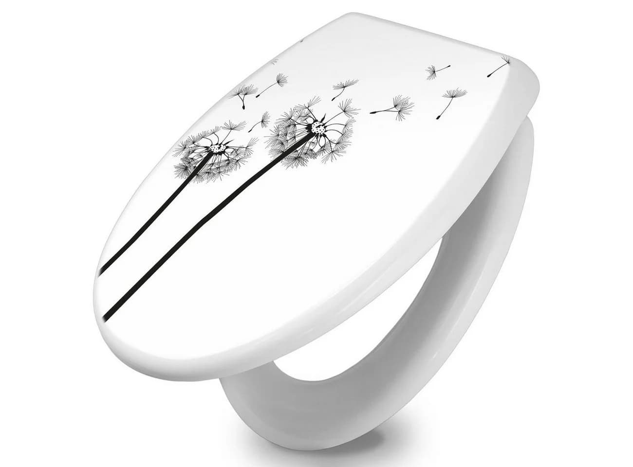 banjado WC-Sitz mit Absenkautomatik Motiv Pusteblume 2 - Bild 2