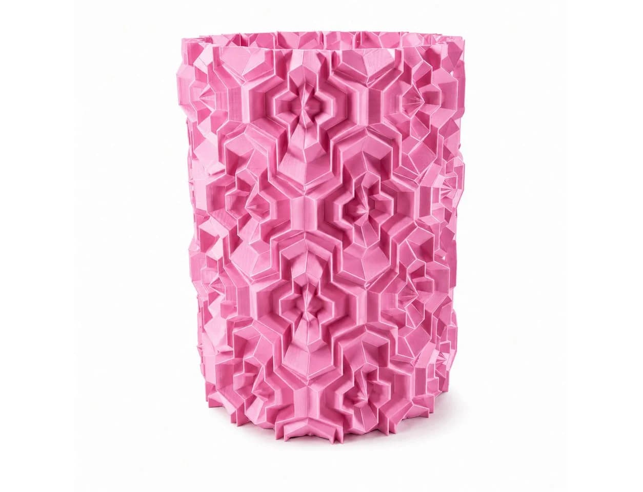 Alpha Electronics Dekovase Geometrisch Rosa 3D-Druck - Bild 2