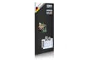 banjado Magnettafel Metall 75x30cm Weiß/Schwarz Bild 2