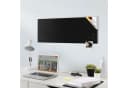 banjado Magnettafel Metall 75x30cm Weiß/Schwarz Bild 3