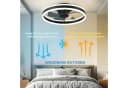HS.SUPPLY Deckenventilator mit LED & Fernbedienung Bild 3