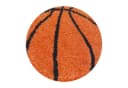 Stilvoll Günstig Kinderteppich Basketball Design Rund Bild 2