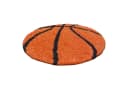 Stilvoll Günstig Kinderteppich Basketball Design Rund Bild 3