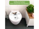 banjado WC-Sitz mit Absenkautomatik Motiv Business Day Weiß Bild 1