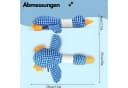FLOCKI Pets™ Quietschendes Hundespielzeug Ente Bild 1