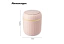 Norvéa Home Tischmülleimer Rosa mit abnehmbarem Deckel Bild 1