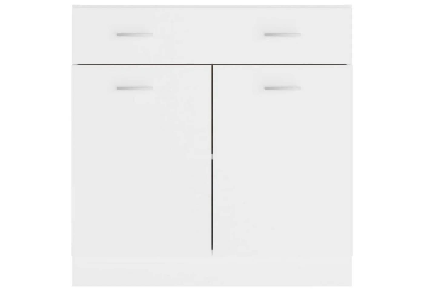 DOTMALL Auszugsunterschrank Lyon Weiß Holzwerkstoff - Bild 4
