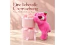 Norvéa Home Kunstblume Geschenkbox mit Teddybär, rosa Rosen & LED Bild 1