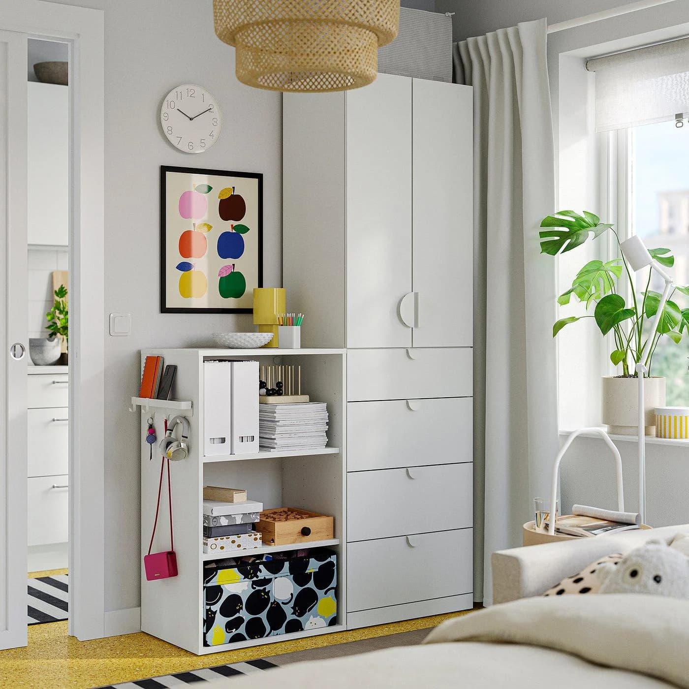 IKEA LASTARE Aufbewahrungskombi Weiß