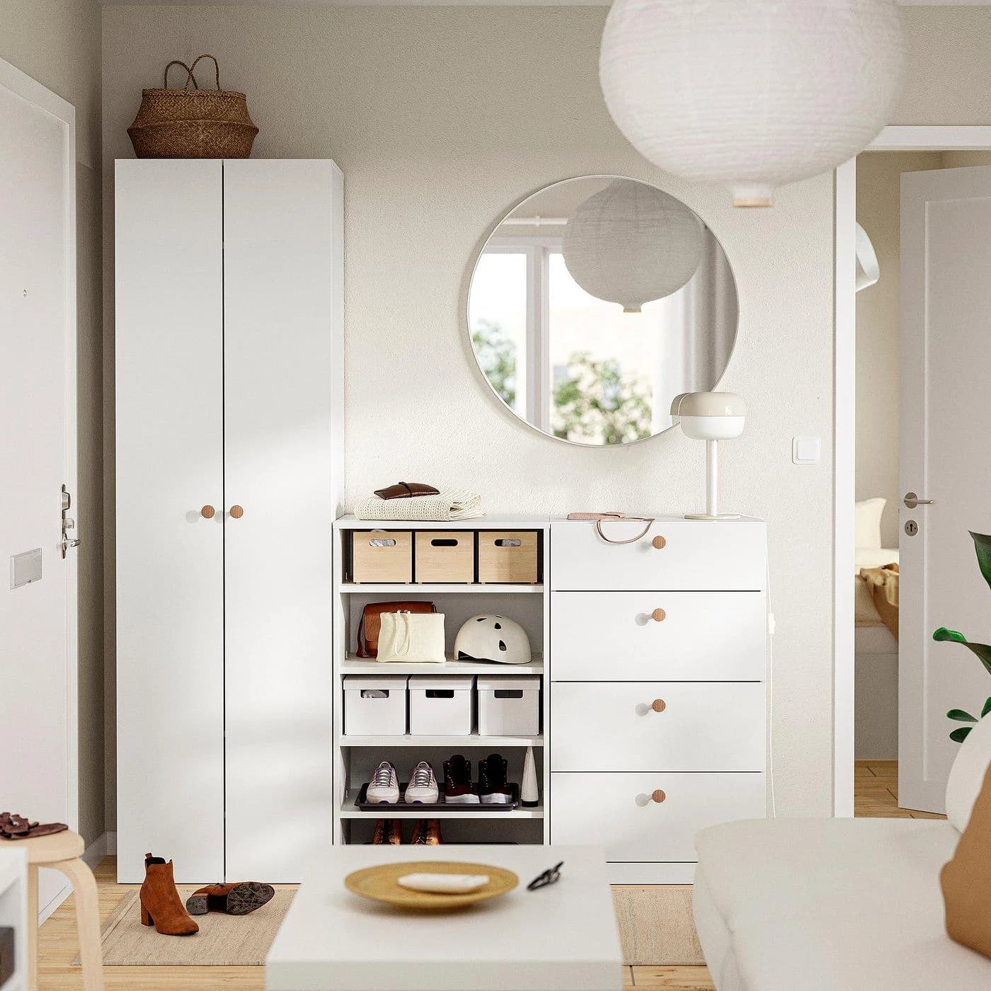 IKEA LASTARE Schrankkombination Weiß