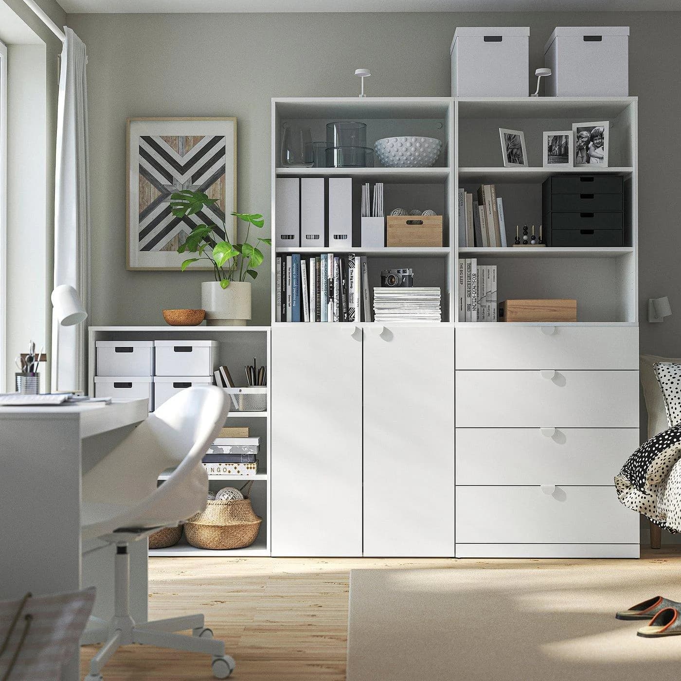 IKEA LASTARE Aufbewahrungskombi Weiß