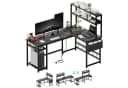 Furnicopia Eckschreibtisch 140 * 120cm mit LED und USB Bild 1