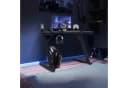 HOMALL Gamingtisch 120x60 cm Schwarz Z-Frame mit Headset-Haken Bild 3