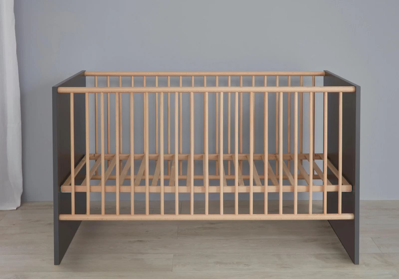 TRENDTEAM Umbauseiten "Mats" grau für Babybett