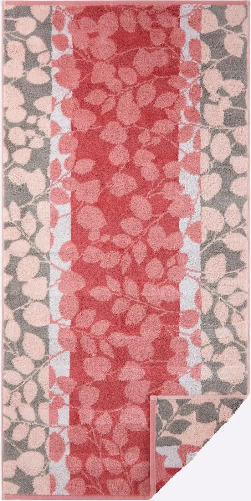 Cawö Handtuch Größe 1 Rosa Gemustert 100% Baumwolle