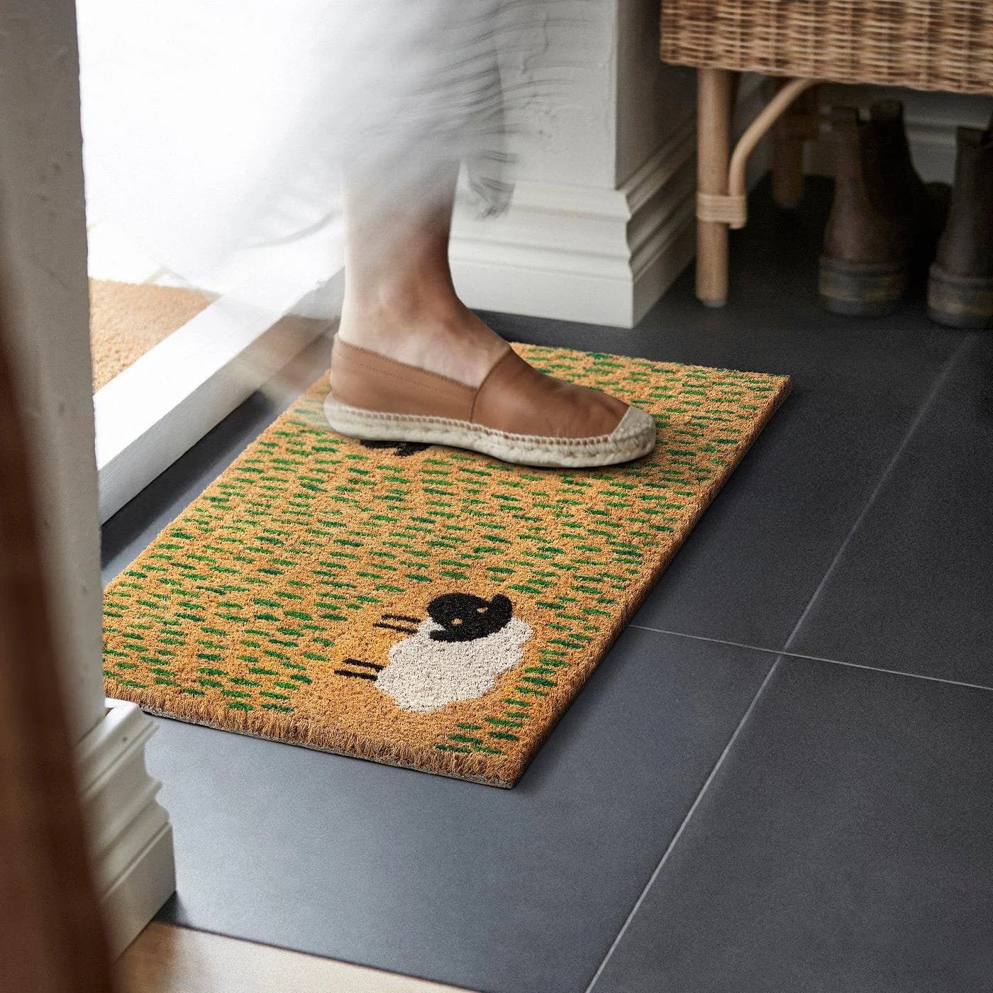 IKEA LÖGE Fußmatte Bunt Tiermotiv