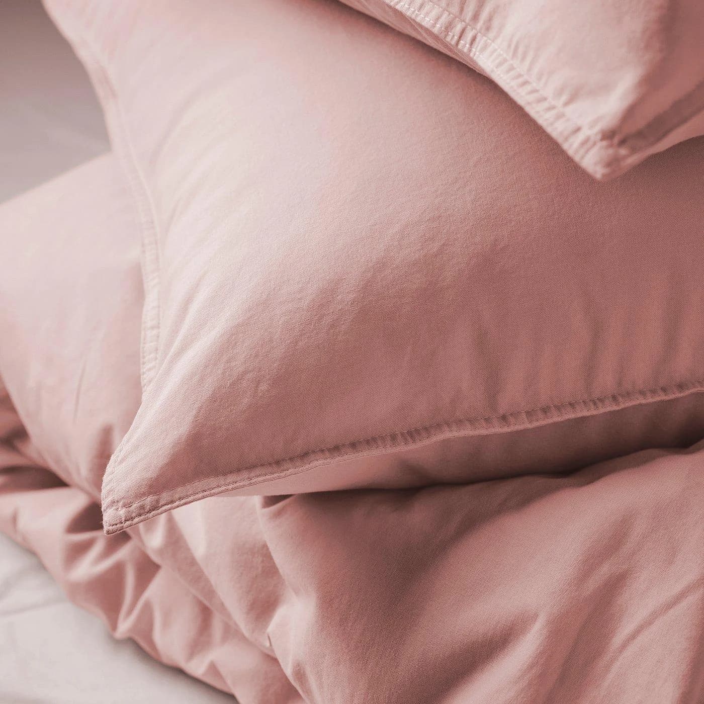 IKEA ÄNGSLILJA Kopfkissenbezug Rosa 100% Baumwolle